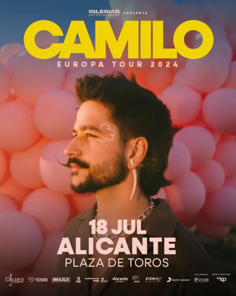 concert of singer camilo in alicante