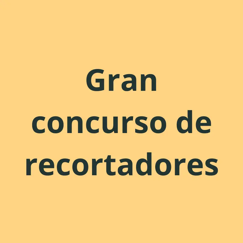 Entradas Concurso de recortadores alicante